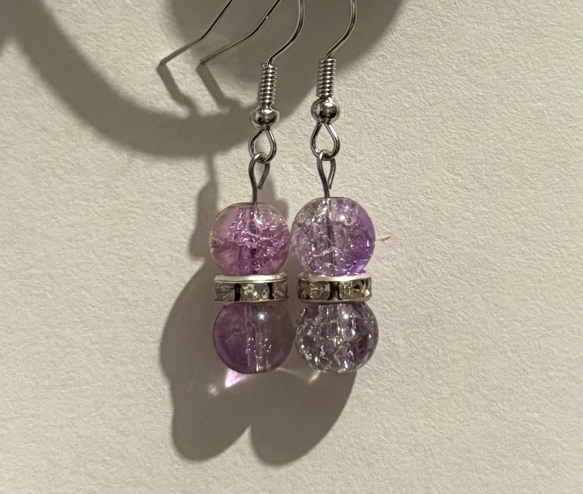 Multicoloured bead earrings